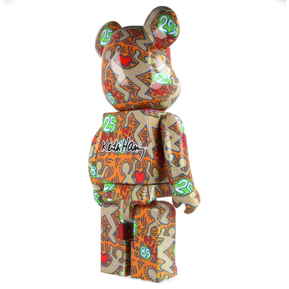 BEARBRICK HARING spécial, 400 % et 100 % Medicom Toy Japan, figure en vinyle Pop Art en vente 4
