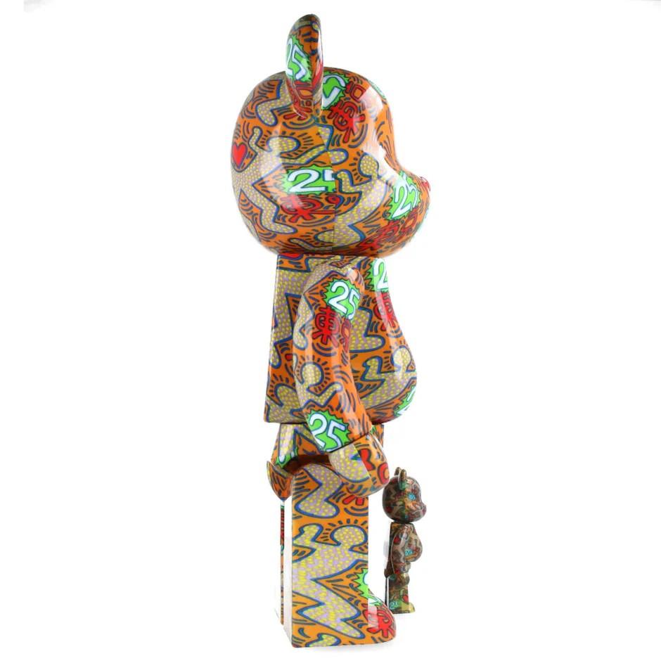 BEARBRICK HARING spécial, 400 % et 100 % Medicom Toy Japan, figure en vinyle Pop Art en vente 5