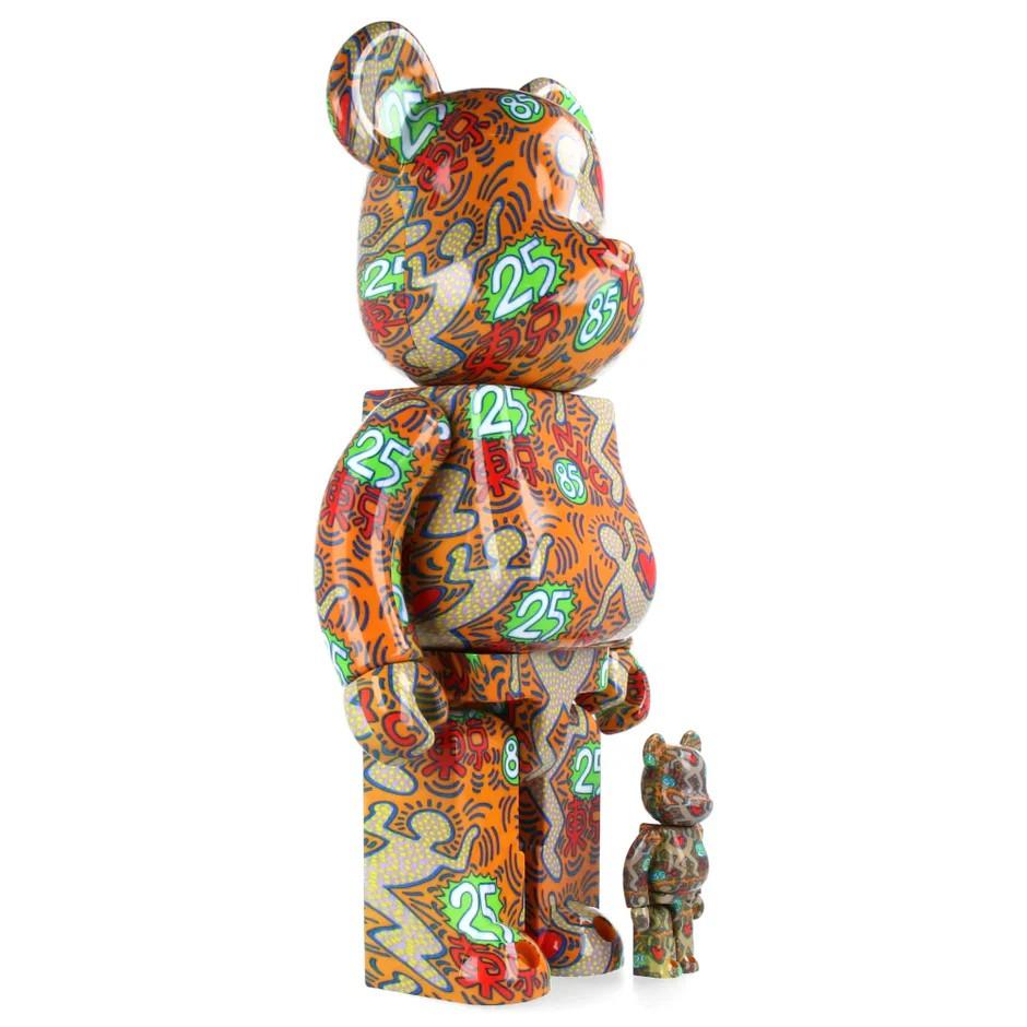 BEARBRICK HARING spécial, 400 % et 100 % Medicom Toy Japan, figure en vinyle Pop Art en vente 6