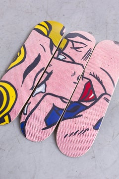 ROY LICHTENSTEIN - KISS V Skate Decks Pop Art Design Modern