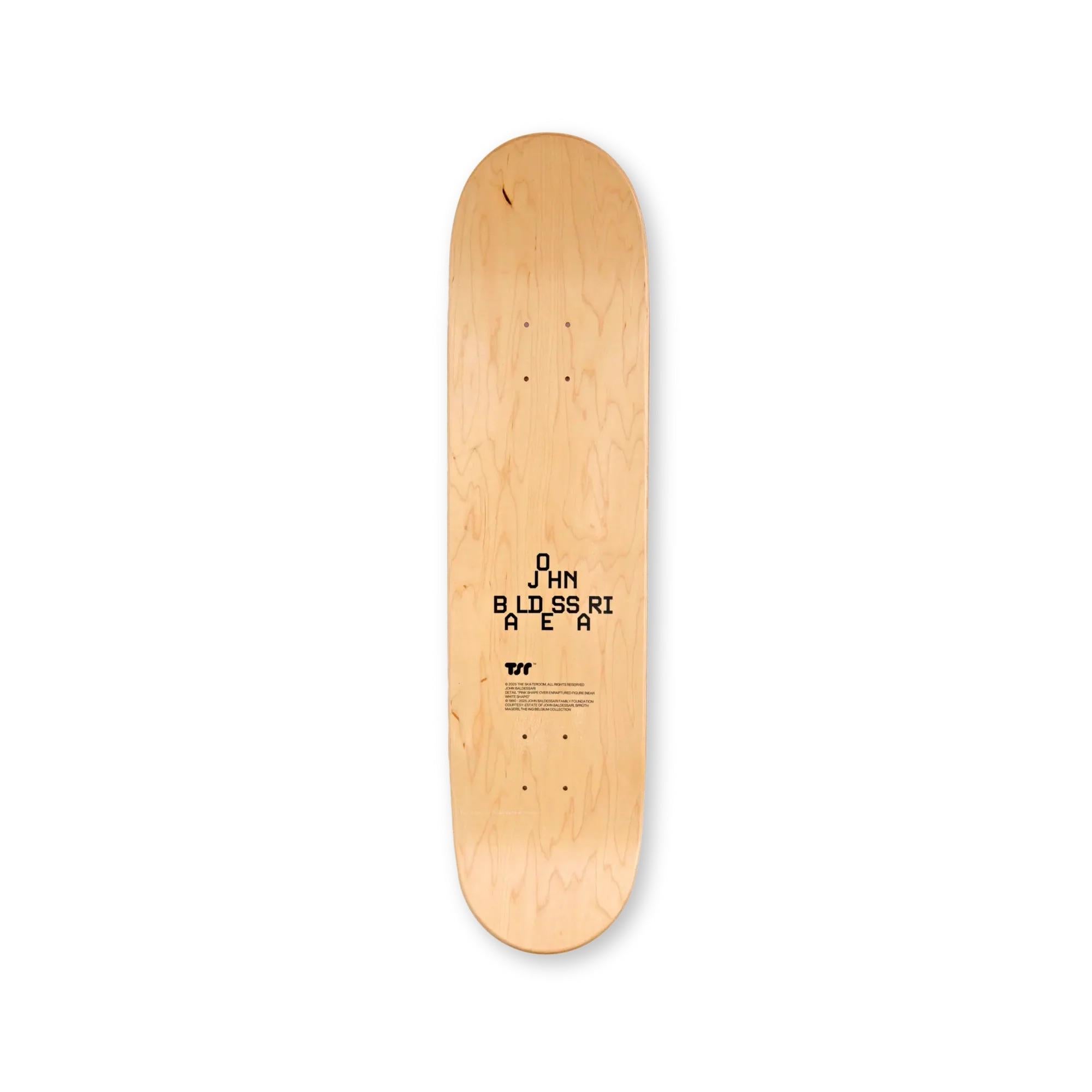 JOHN BALDESSARI - Deux figures et deux figures (masquées) Skate Deck Modern Design - Expressionniste Art par John Baldessari