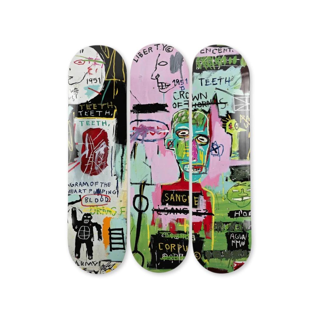 JEAN-MICHEL BASQUIAT - In Italian. Skate Decks Pop Urban Art Design