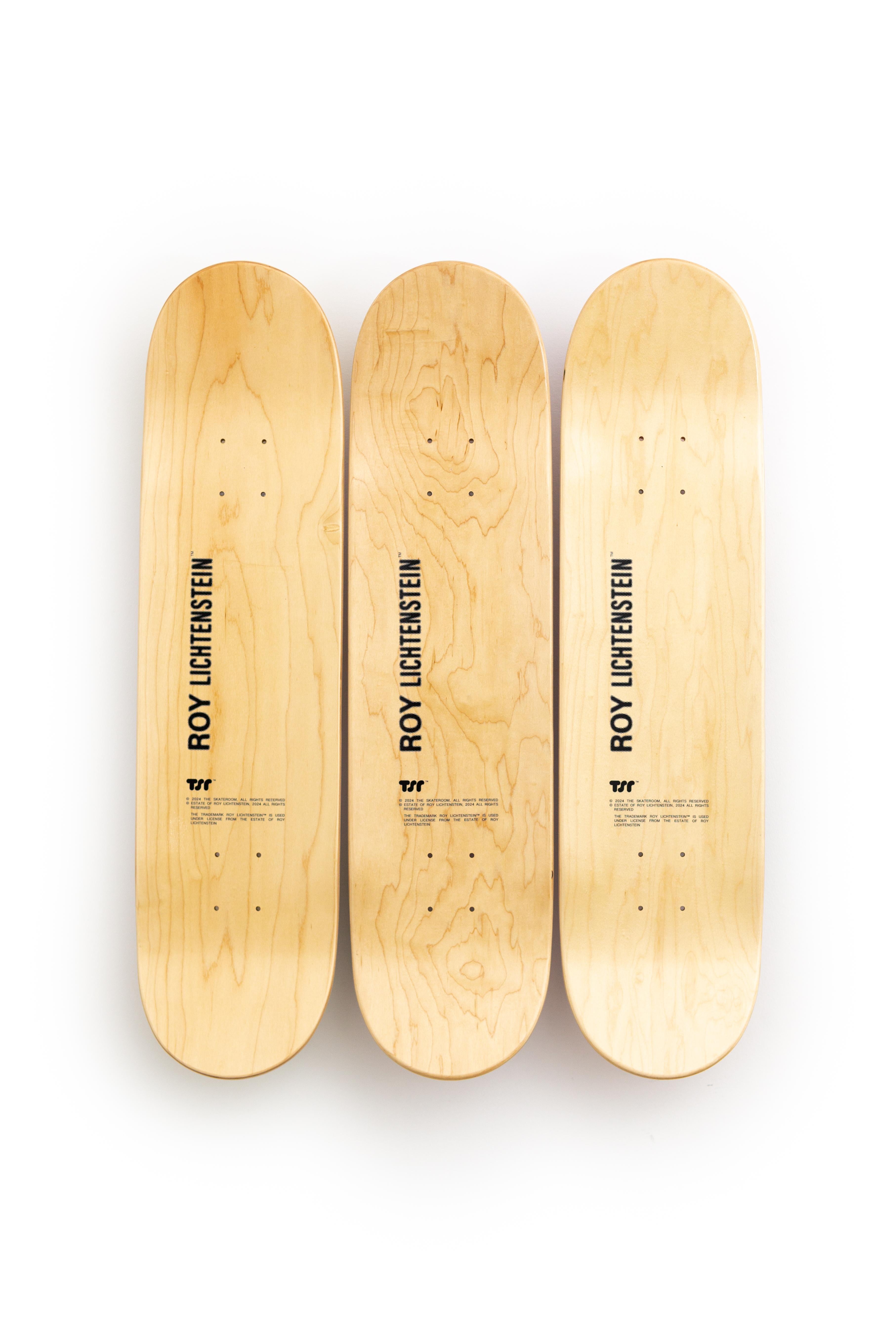 ROY LICHTENSTEIN - KISS V Skate Decks Pop Art Design Modern en vente 2