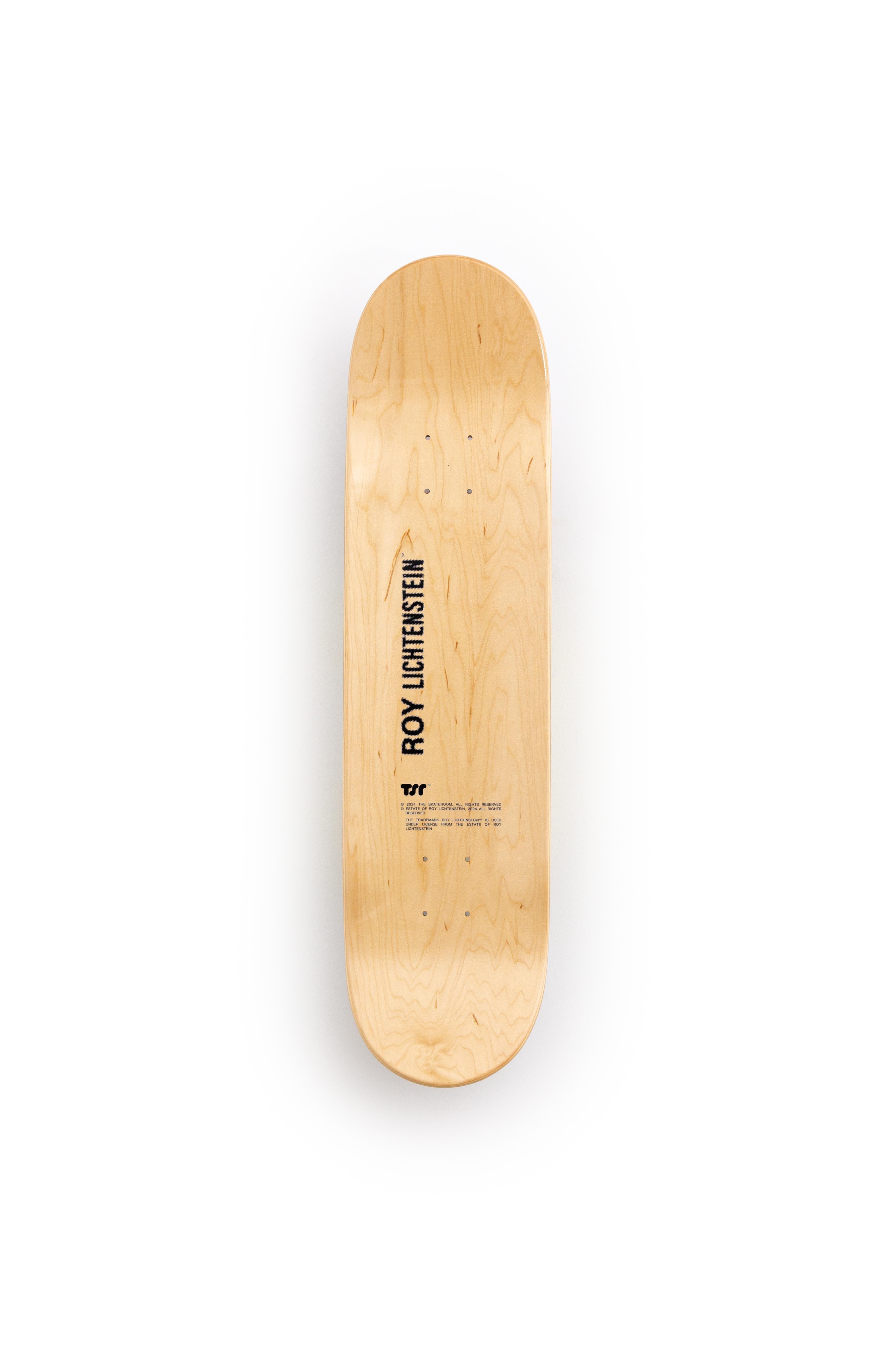 after ROY LICHTENSTEIN - Happy Tears, 1964. Skate Deck Pop Art Design For Sale 2