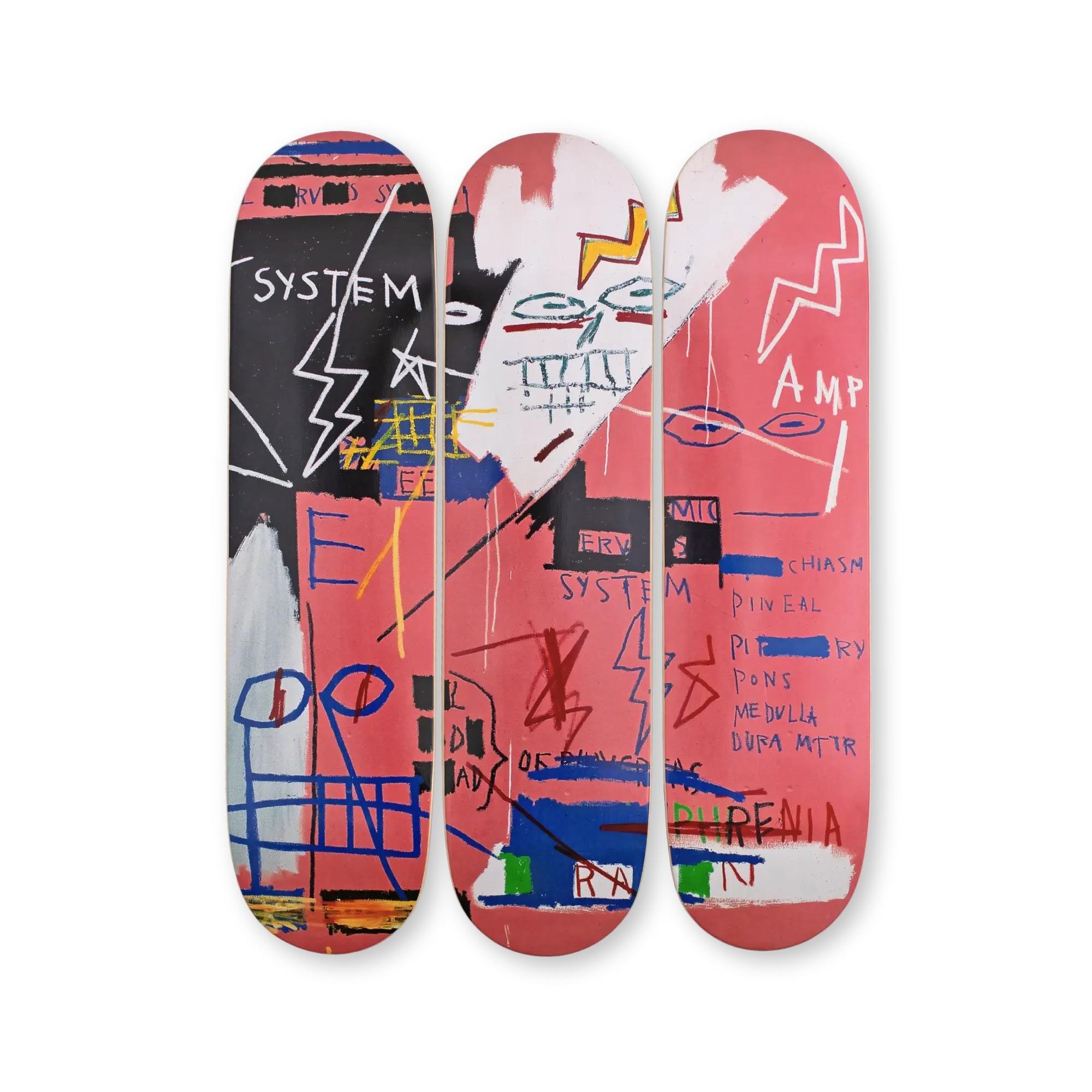 JEAN-MICHEL BASQUIAT - Six Fifty. Skate Decks Pop Urban Art Design