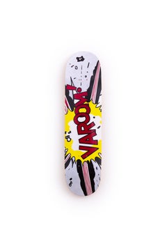after ROY LICHTENSTEIN - Varoom!, 1963. Skate Deck Pop Art Design