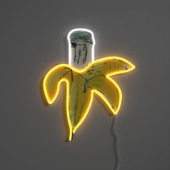 Jean-Michel BASQUIAT - Banana YP x JM Basquiat Design Neon LED Lampe