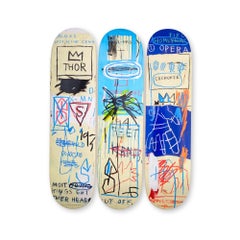 JEAN-MICHEL BASQUIAT - Charles The First. Skate Decks Pop Urban Art Design