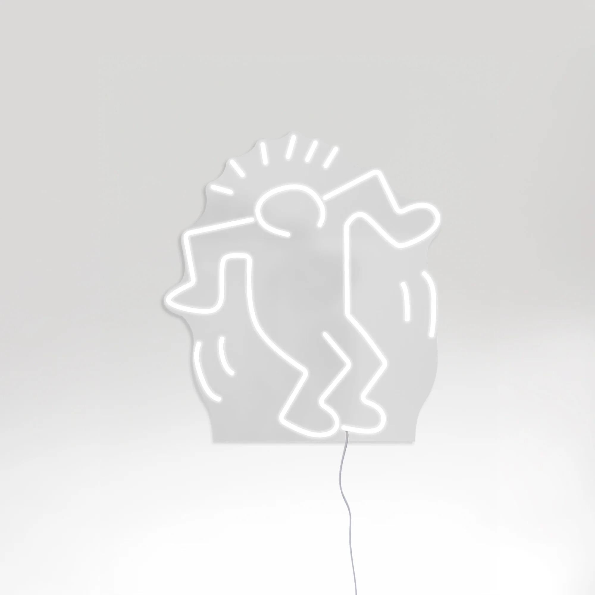 KEITH HARING - DANCING MAN YP x Keith Haring Design/One Neon Lamp. Pop Art Urbain NYC