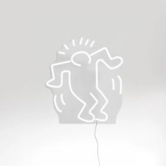 KEITH HARING - DANCING MAN YP x Keith Haring Design/One Neon Lamp. Pop Art Urbain NYC