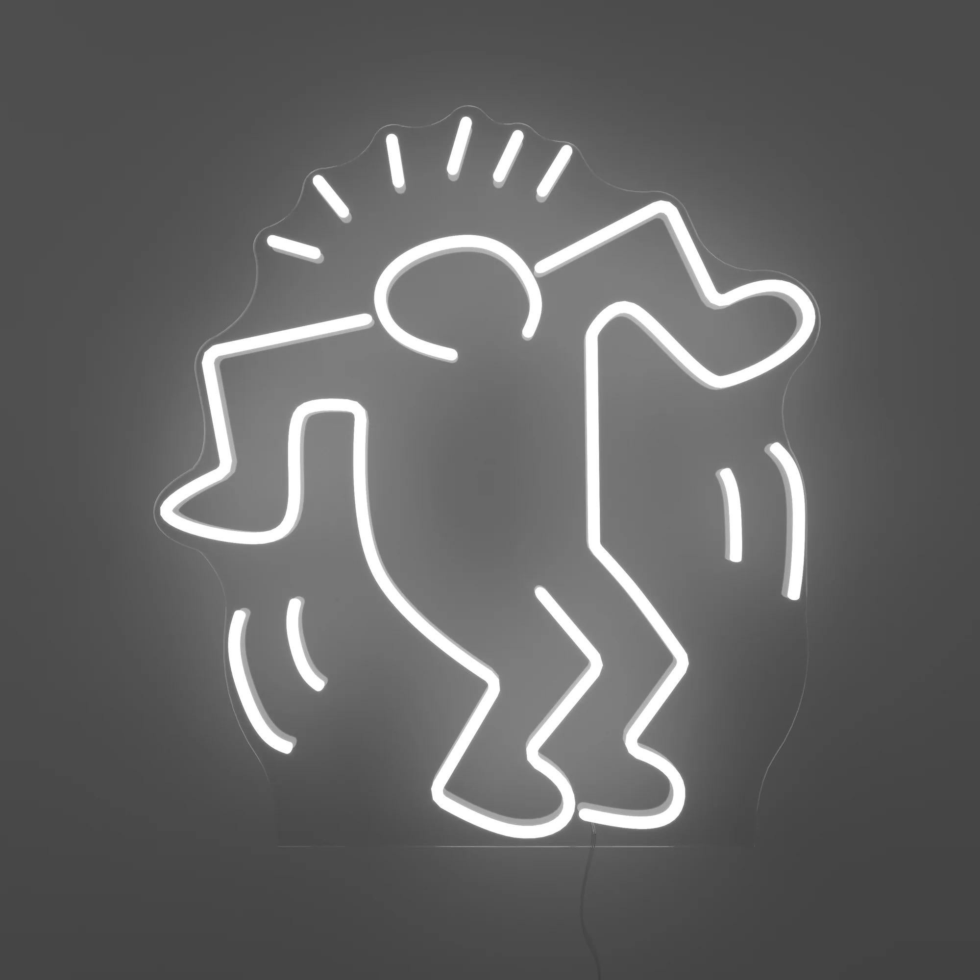 KEITH HARING - DANCING MAN YP x Keith Haring Design Neonlampe. Pop Art Urban NYC im Angebot 1