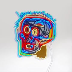 Jean-Michel BASQUIAT - Untitled (Head) YP x JM Basquiat Design Neon LED Lamp