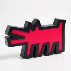 KEITH HARING - PopBox BARKING DOG. Design LED Light. Decor Style Interior Modern