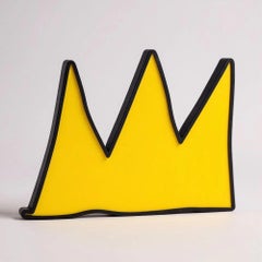 JEAN-MICHEL BASQUIAT PopBox THE CROWN Design LED Light. Decor Style Modern