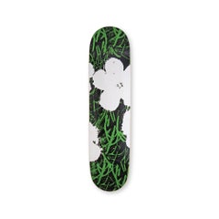 ANDY WARHOL - FLOWERS (DAWN) Skate Deck Pop Art Modern Design
