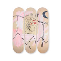 JEAN-MICHEL BASQUIAT - Both Poles. Skate Decks Pop Urban Art Design