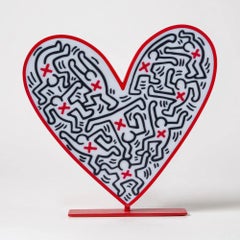KEITH HARING - PopBox TANZ LIEBE. Design-LED-Licht. Dekor Stil Interieur Modern