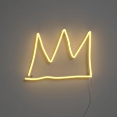 Jean-Michel BASQUIAT - The Crown YP x JM Lampe LED néon design Basquiat