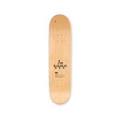 Two Figures and Two Figures (Masked) Skate Deck Modern Design