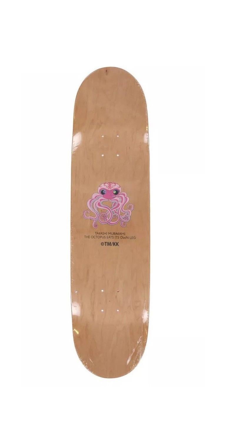 TAKASHI MURAKAMI: Octopus eats Its Own Leg (Pink) Skateboard, Superflat, Pop Art 1