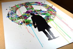 KENNY RANDOM: The Dreamer - Hand painted giclée on paper Street art, Graffiti