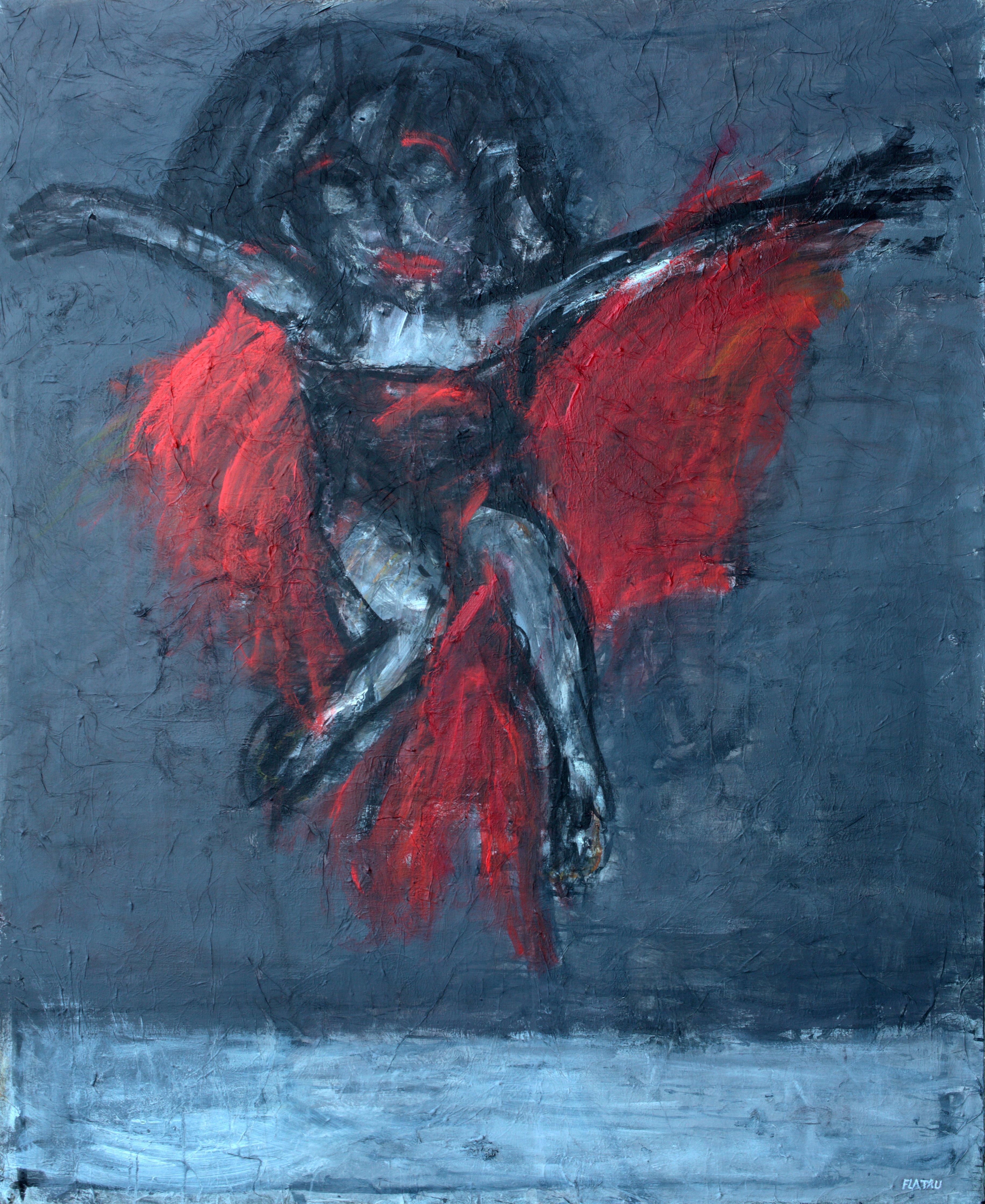 Danser avec moi - Joanna Flatau, peinture expressionniste contemporaine du XXIe siècle