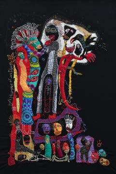 Men and Gods Barbara d'Antuono 21st Century art Textile art outsider art haiti