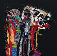 Men and Gods Barbara d'Antuono 21st Century art Textile art outsider art haiti