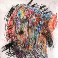 Julien Wolf Zeitgenössisches, expressionistisches Papierhandtuch