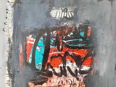 Manette Yankel Contmeporary drawing gouache character figurative art grey