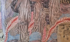 Untitled Geneviève Seillé Contemporary art outsider art drawing animal color map