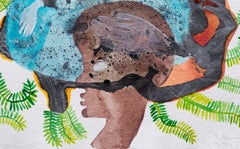My African remix Haude Bernabé Arte contemporanea disegno su carta natura