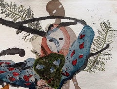 The sentinels Haude Bernabé Contemporary art drawing African art nature animal