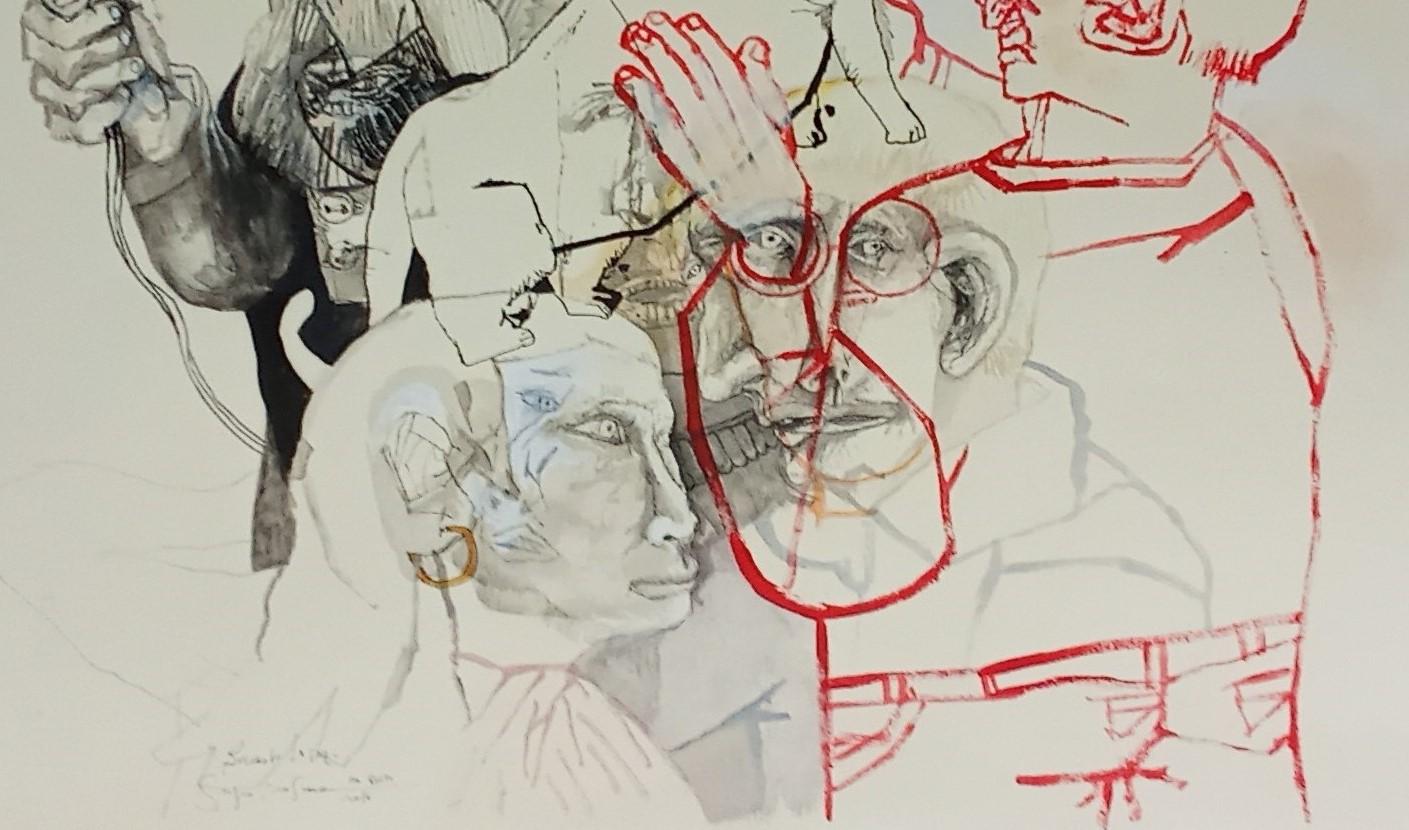 Searching for the light Sergio Moscona Contemporary art expressionist art For Sale 2