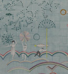 La siembra de la felicidad nº 1 Hélène Duclos Arte contemporáneo Dibujo Paisaje