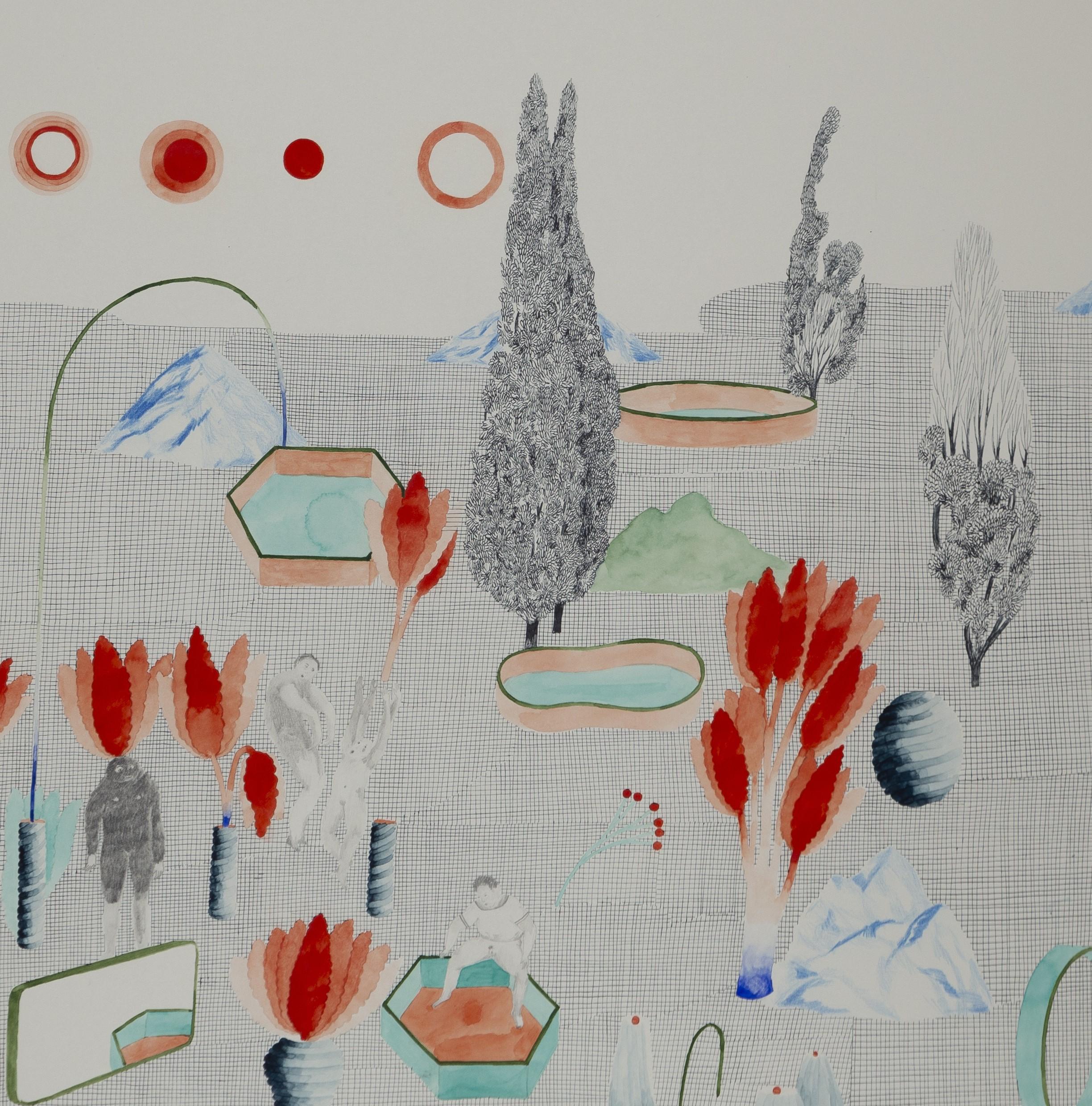 Das unmerkliche Schlagen des Herzens Hélène Duclos Zeitgenössische Kunst Zeichnung im Angebot 4