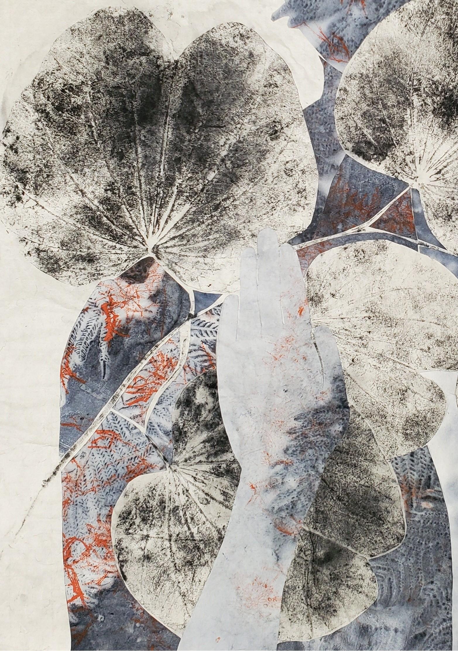 Histoires de Jade #4 Haude Bernabé Art contemporain dessin encre nature forêt couleur en vente 3