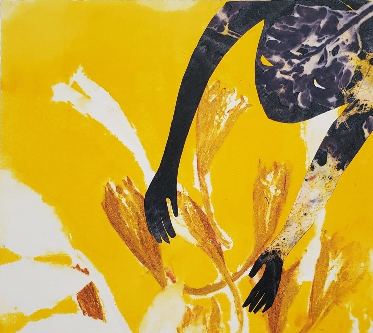 Jardins d'été #4 Haude Bernabé Art contemporain dessin encre nature forêt plante en vente 1