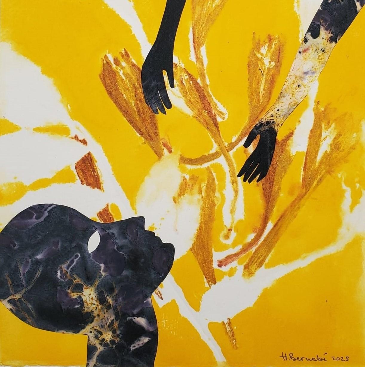 Jardins d'été #4 Haude Bernabé Art contemporain dessin encre nature forêt plante en vente 2
