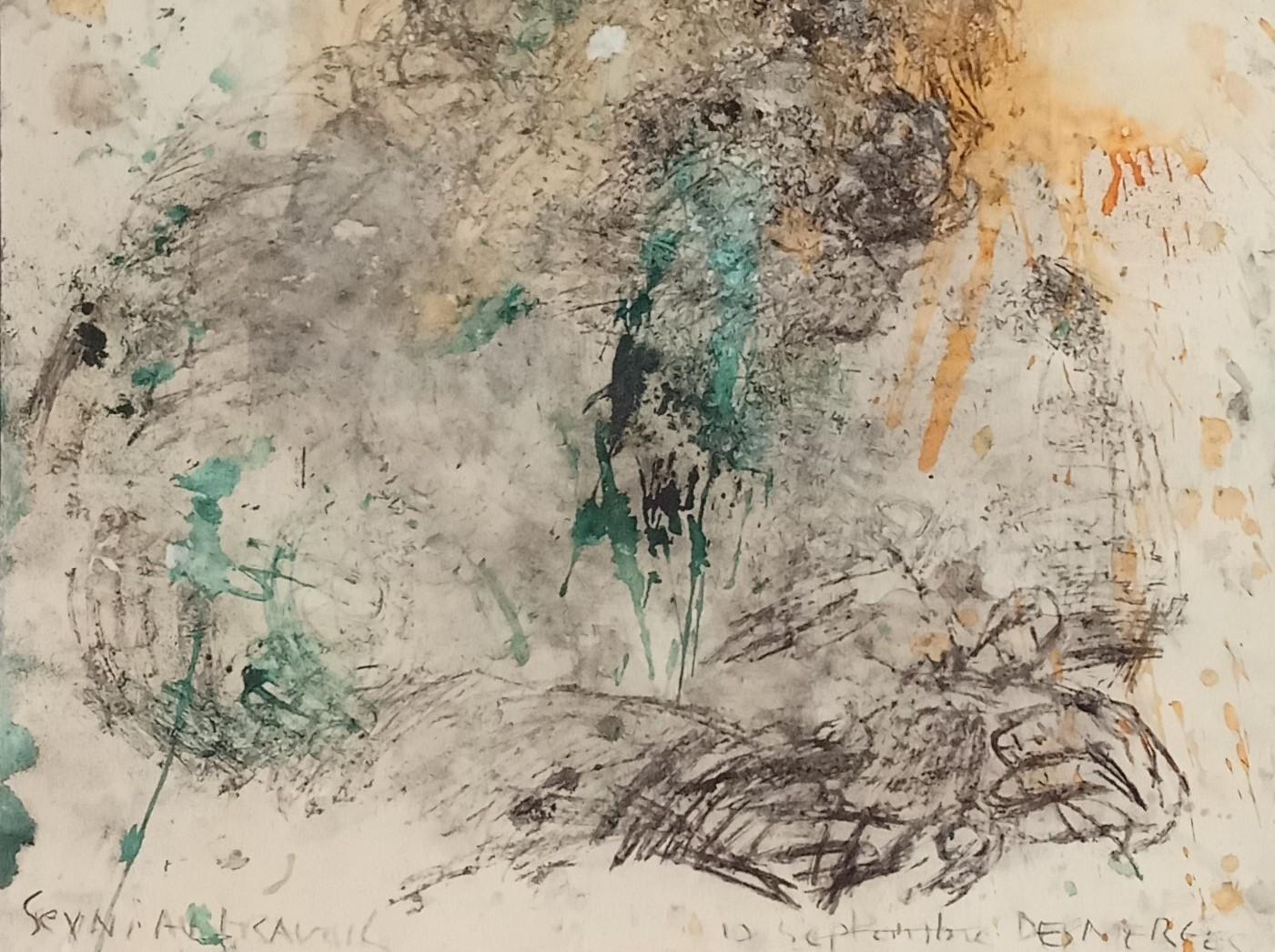 Portrait de Seyni Camara Jean-Claude Desmerges Art contemporain Dessin africain en vente 2