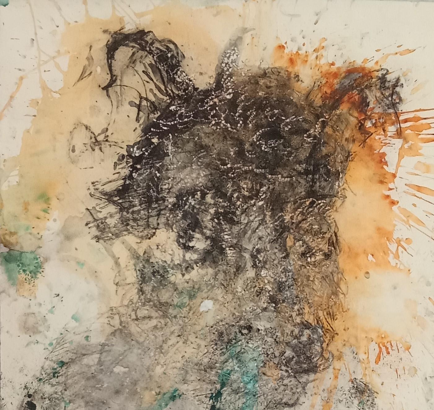 Portrait de Seyni Camara Jean-Claude Desmerges Art contemporain Dessin africain en vente 3