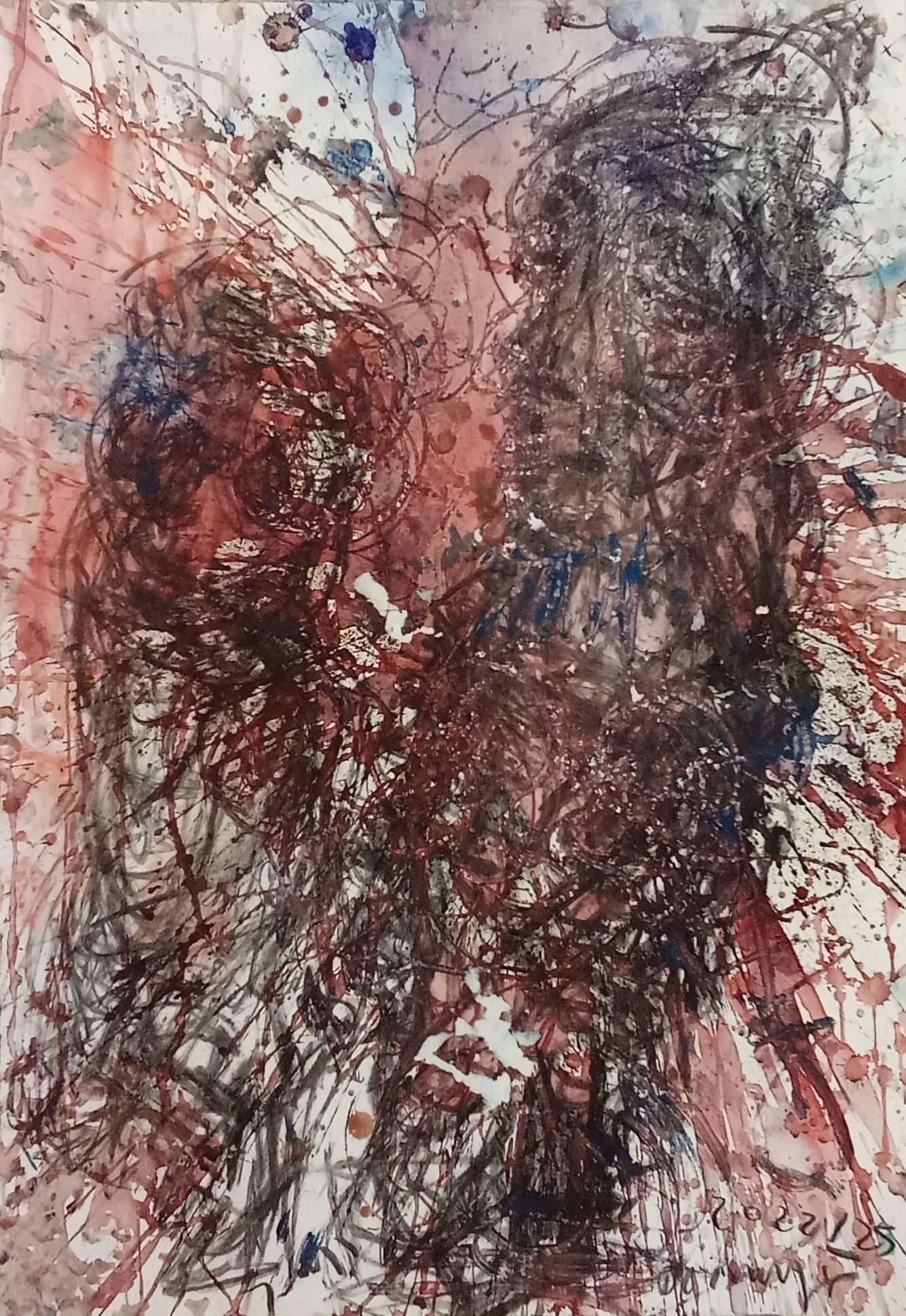 Untitled Jean-Claude Desmerges Contemporary art drawing african art colour