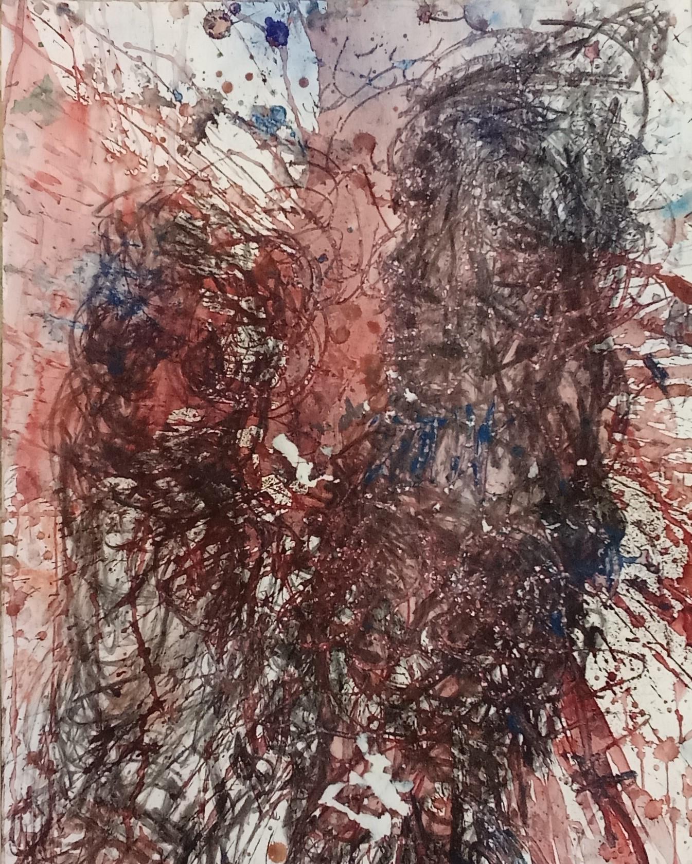 Untitled Jean-Claude Desmerges Contemporary art drawing african art colour For Sale 3