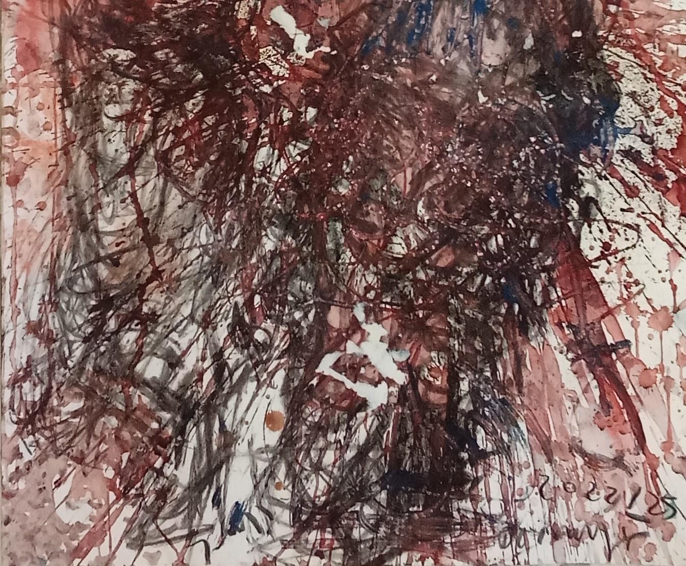 Untitled Jean-Claude Desmerges Contemporary art drawing african art colour For Sale 4