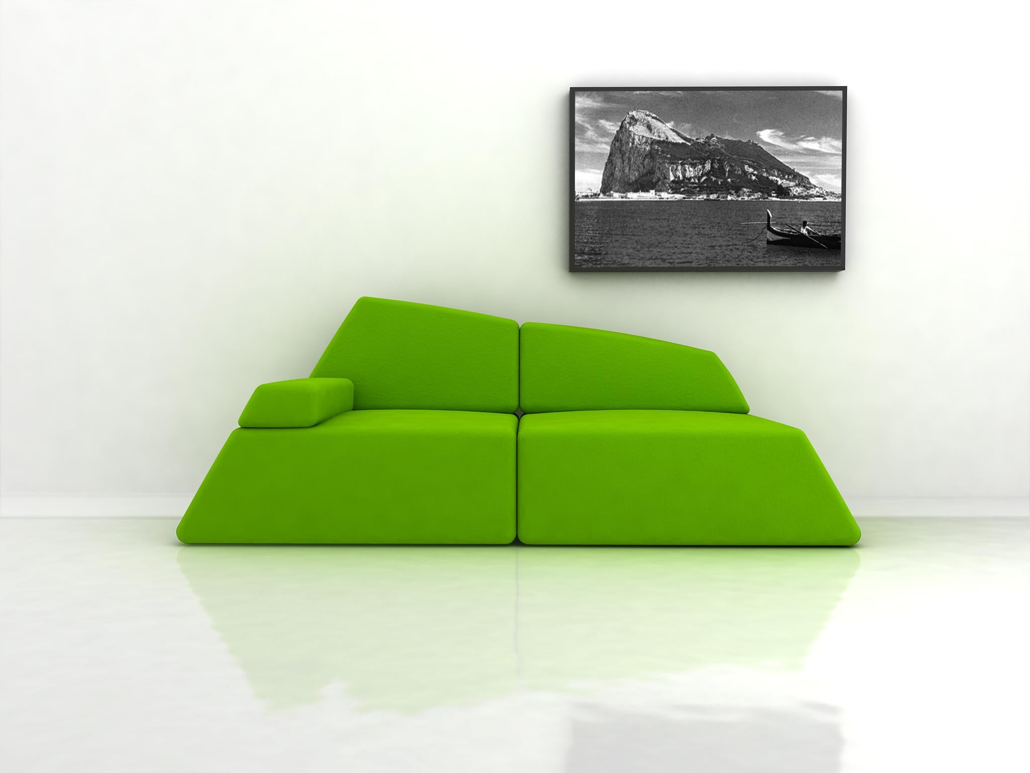 Gibraltar Sofa Mostafa El Oulhani Contemporary design colour art culture style For Sale 6