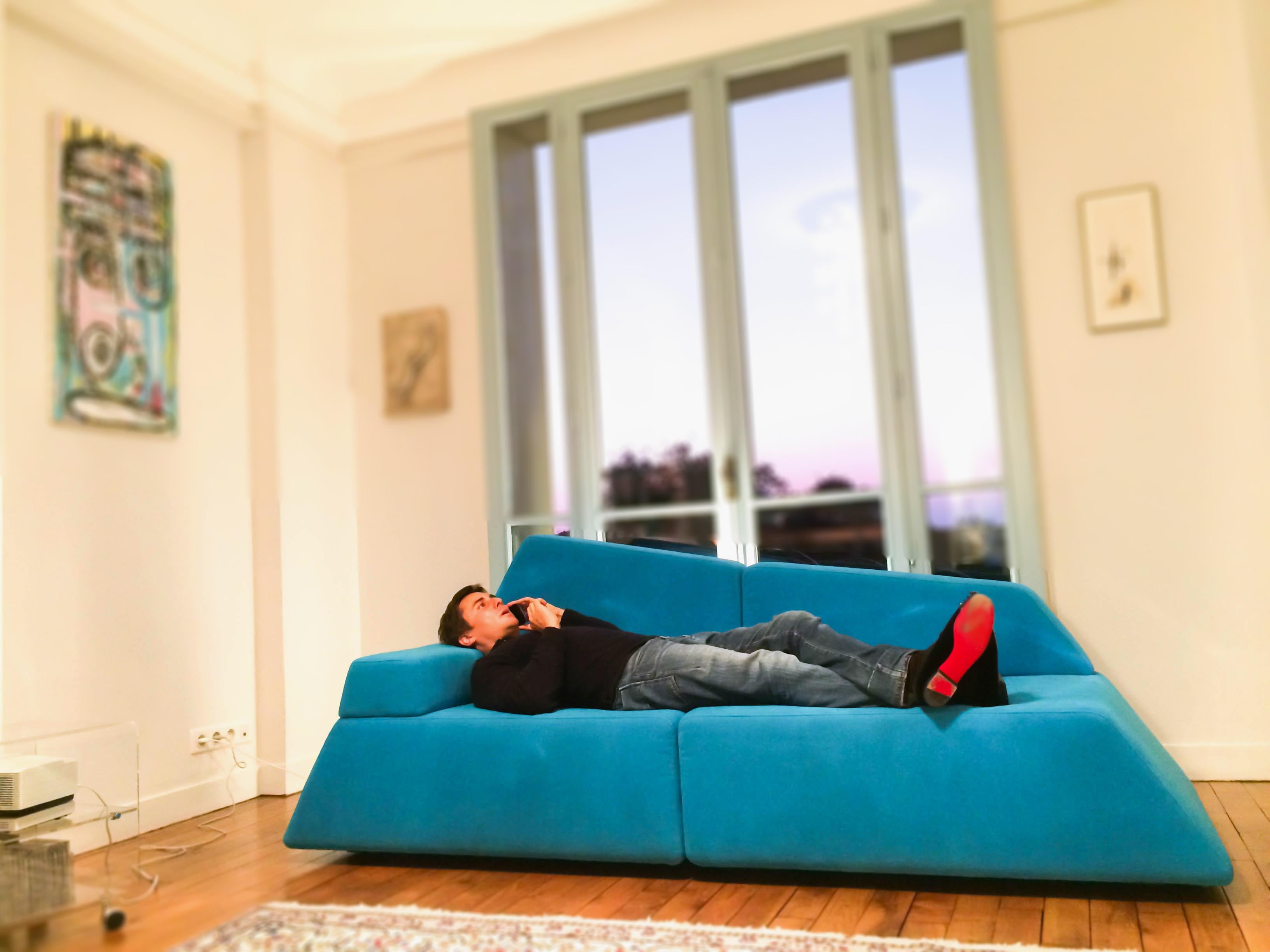 Gibraltar Sofa Mostafa El Oulhani Contemporary design colour art culture style For Sale 7