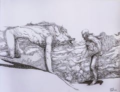 Kontrollwut Daniel Piérart Zeitgenössische Zeichenkunst