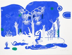 ¿Qué tal está el tiempo #5? Hélène Duclos: Dibujo contemporáneo «Bosque azul»