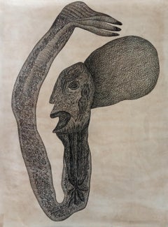 Sciapode Geneviève Seillé Contemporary drawing art animal portrait graphite