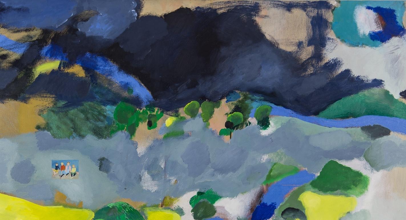Eventi paralleli #2 - Hélène Duclos, 21° secolo, Pittura Contemporanea in vendita 2